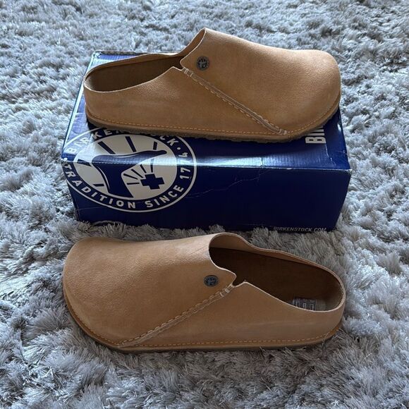 Birkenstock Zermatt Premium Suede Clay Clog Removable Footbed Size 43 US 10 main image 4